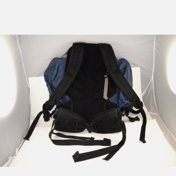 Vintage Kelty Red Wing Hiking Backpack Internal Frame Blue 22 inches long main image 9